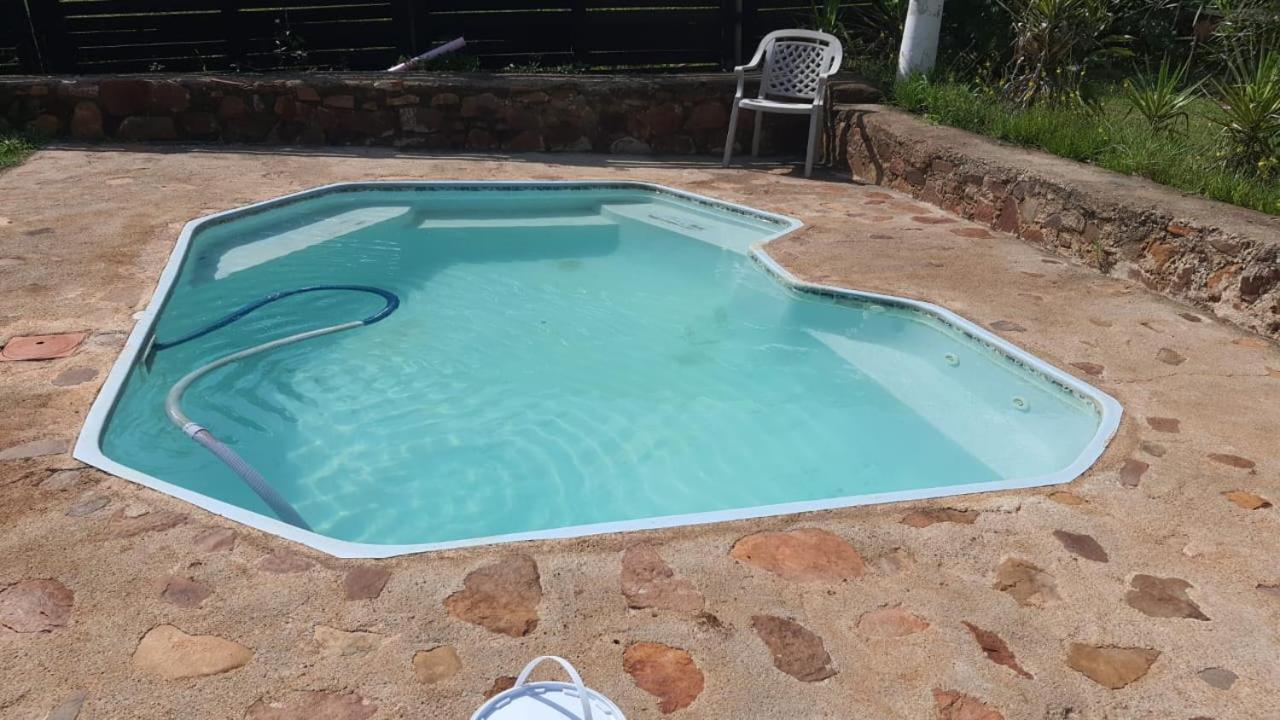Chalet 2 Camping Style At Cynthias Country Outside Bathrooms Hartbeespoort Exterior foto